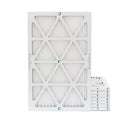 ( 8 Pack ) Exact Size: 15-1/2 x 23-1/2 x 7/8. 16x24x1 MERV 10 Pleated AC Furnace Air Filters by Glasfloss Industries