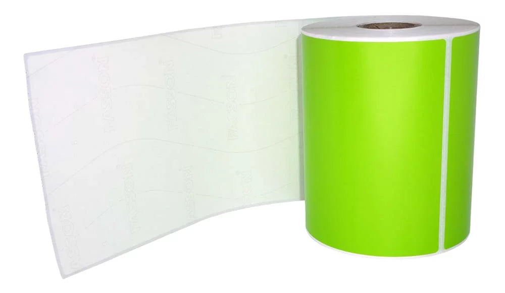 4 Rolls 4"x6" GREEN Color Direct Thermal Shipping Label matching with Zebra Eltron Printers