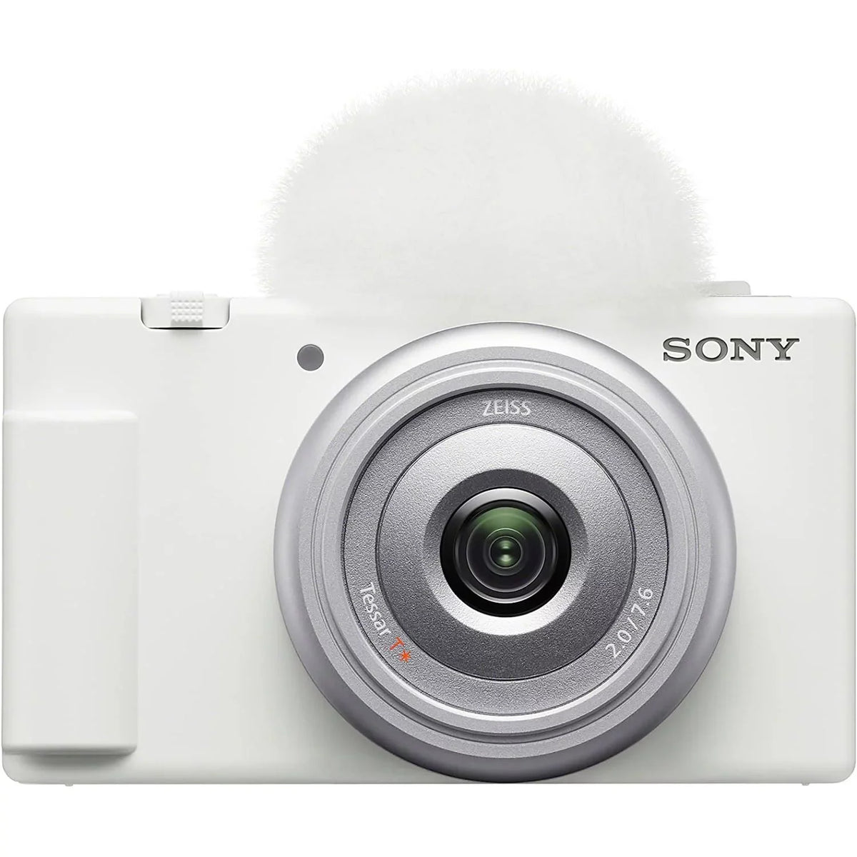 ZV-1F Vlog Camera with 4K Video & 20.1MP for Content Creators and Vloggers White ZV-1F/W Bundle