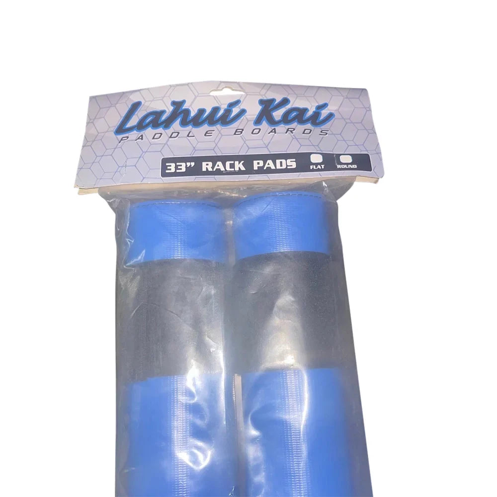 Premium Lahui Kai Stand Up Paddleboard Rack Pads | 33" Round | Blue | SUP, Paddleboard, Surfboard, Kayak, Canoe