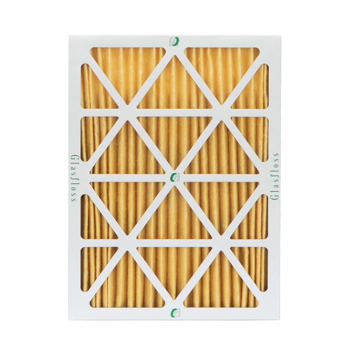 Actual Size: 19-3/8 x 23-3/8 x 1-3/4. 3 Pack of 20x24x2 MERV 11 Pleated 2" Inch Air Filters by Glasfloss