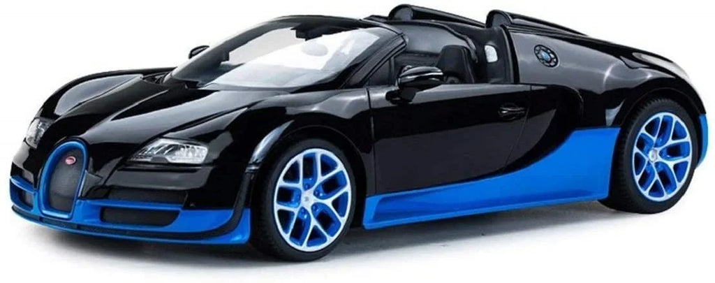 Wonder Wheels 1:14 RC Remote Control Bugatti Veyron Grand Sport Vitesse Car - Black/Blue