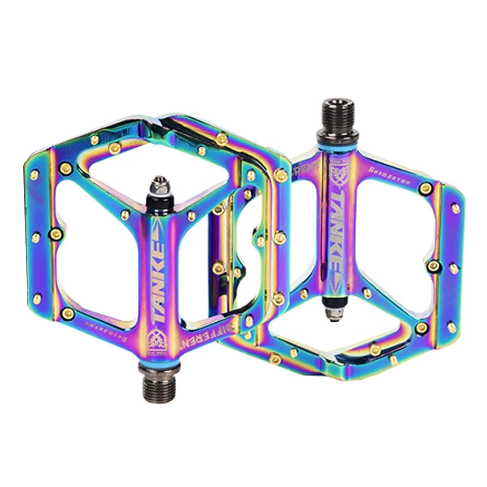 Nebublu Colorful Cycling Road Bike Pedals, Non-slip Aluminium MTB Bike Pedals - Perfect for  Adventures!