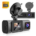 Dual Dash Cam, TSV 1080P Dual Lens Front Insides Camera,  Car DVR Driving Recorder with Night Vision, 170° Wide Angle, Loop Recording, G-Sensor, Parking Mode - Black