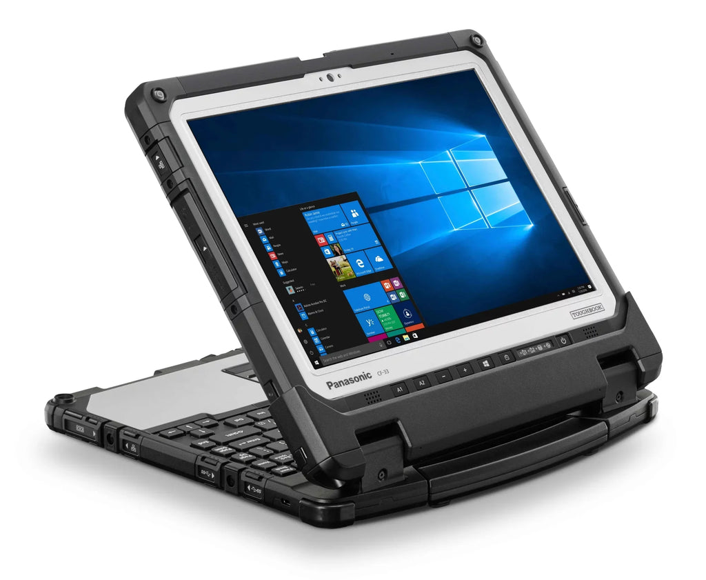 Fully Rugged 12"  TOUGHBOOK CF-33,  i5-7300U, 256GB SSD, 8GB RAM, Win11, WiFi, Bluetooth, Serial Port, Dual-Touchscreen, Dual-Battery, Dual-Camera, Ultra-Bright Display, 1-Yr Warranty