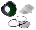 PowerShot G7 X Mark II 0.43X High Definition Super Wide Angle Lens w/ Macro + Filter Kit + Lens/Filter Adapter