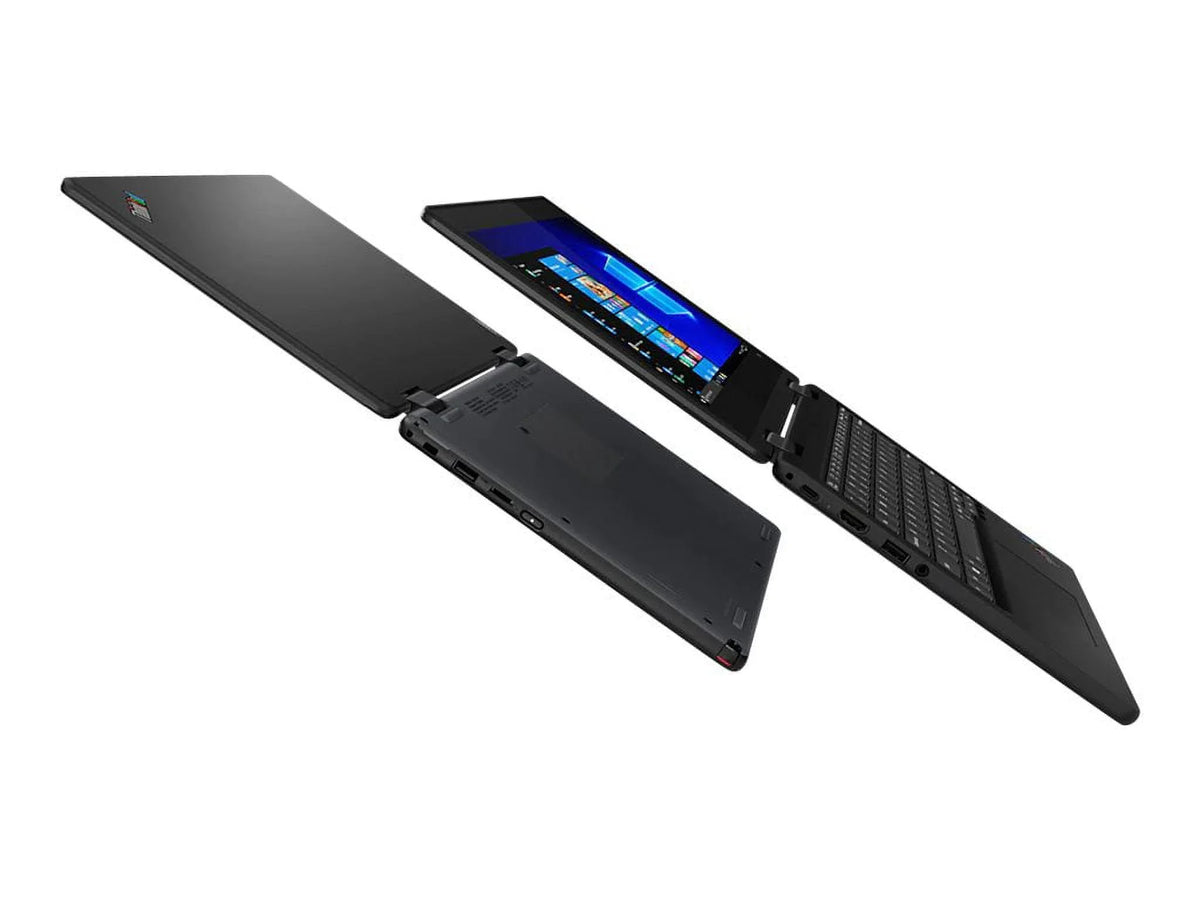ThinkPad 11e Yoga Gen 6 20SF - Flip design -  Core m3 8100Y / 1.1 GHz - Win 10 Pro 64-bit - UHD Graphics 615 - 4 GB RAM - 256 GB SSD NVMe - 11.6" IPS touchscreen 1366 x 768 (HD) - Wi-Fi 5 - black - kbd: US