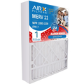 20x25x6 Air Filter MERV 11 Comparable to MPR 1000, MPR 1200 & FPR 7 suitable with Aprilaire 201 Premium USA Made 20x25x6 Furnace Filter 1 Single Filter by AIRX FILTERS WICKED CLEAN AIR.