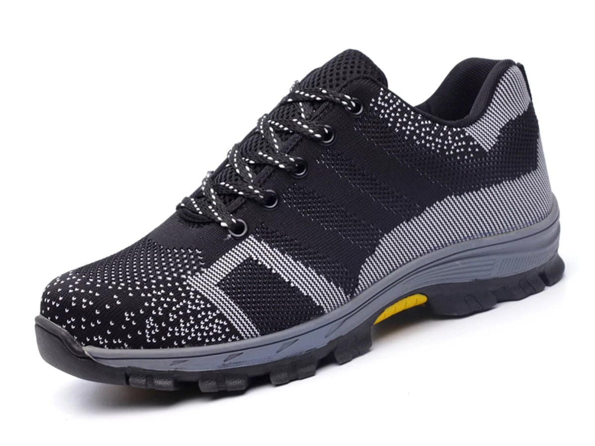 Steel Toe Work Shoes for Women Men Breathable Safety Shoes Lightweight Industrial Work Sneakers Construction Shoes