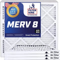 Filter King 35x66.5x1 Air Filter | 4-PACK | MERV 8 HVAC Pleated A/C Furnace Filters | MADE IN USA | Actual Size: 35 x 66.5 x .75"
