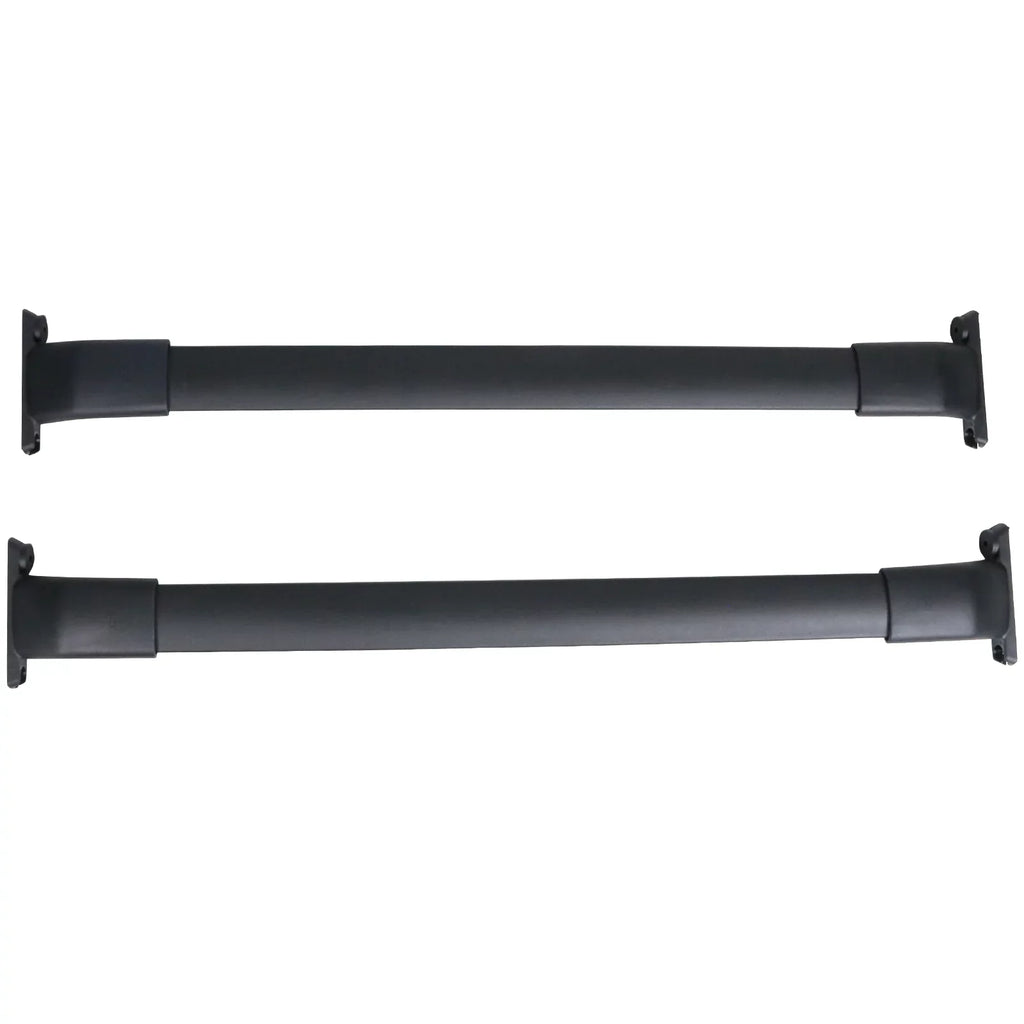 Ikon Motorsports matching with 13-16 Mazda CX-5 CX5 OE Style Cross Bar Roof Rack Black Aluminum