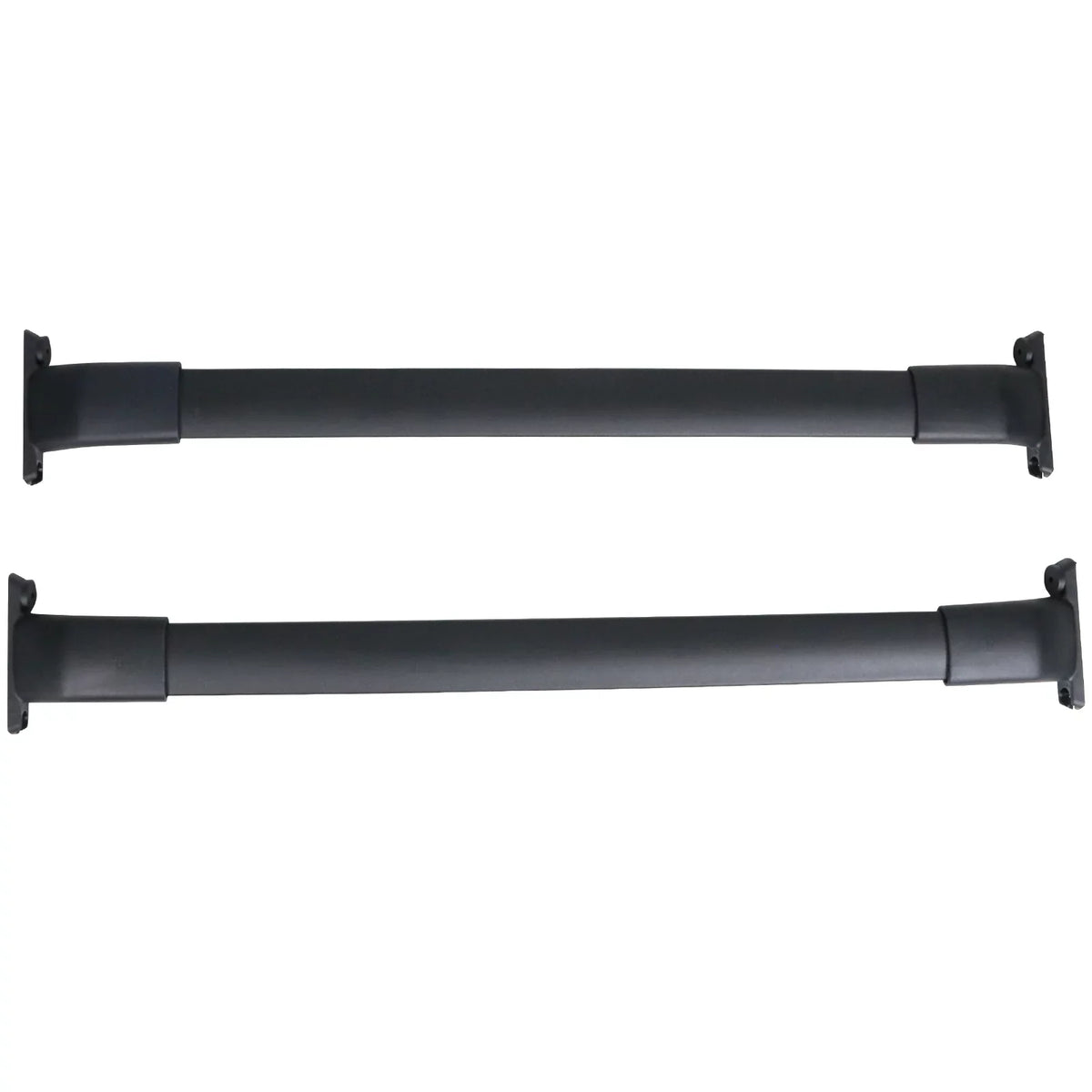 Ikon Motorsports matching with 13-16 Mazda CX-5 CX5 OE Style Cross Bar Roof Rack Black Aluminum