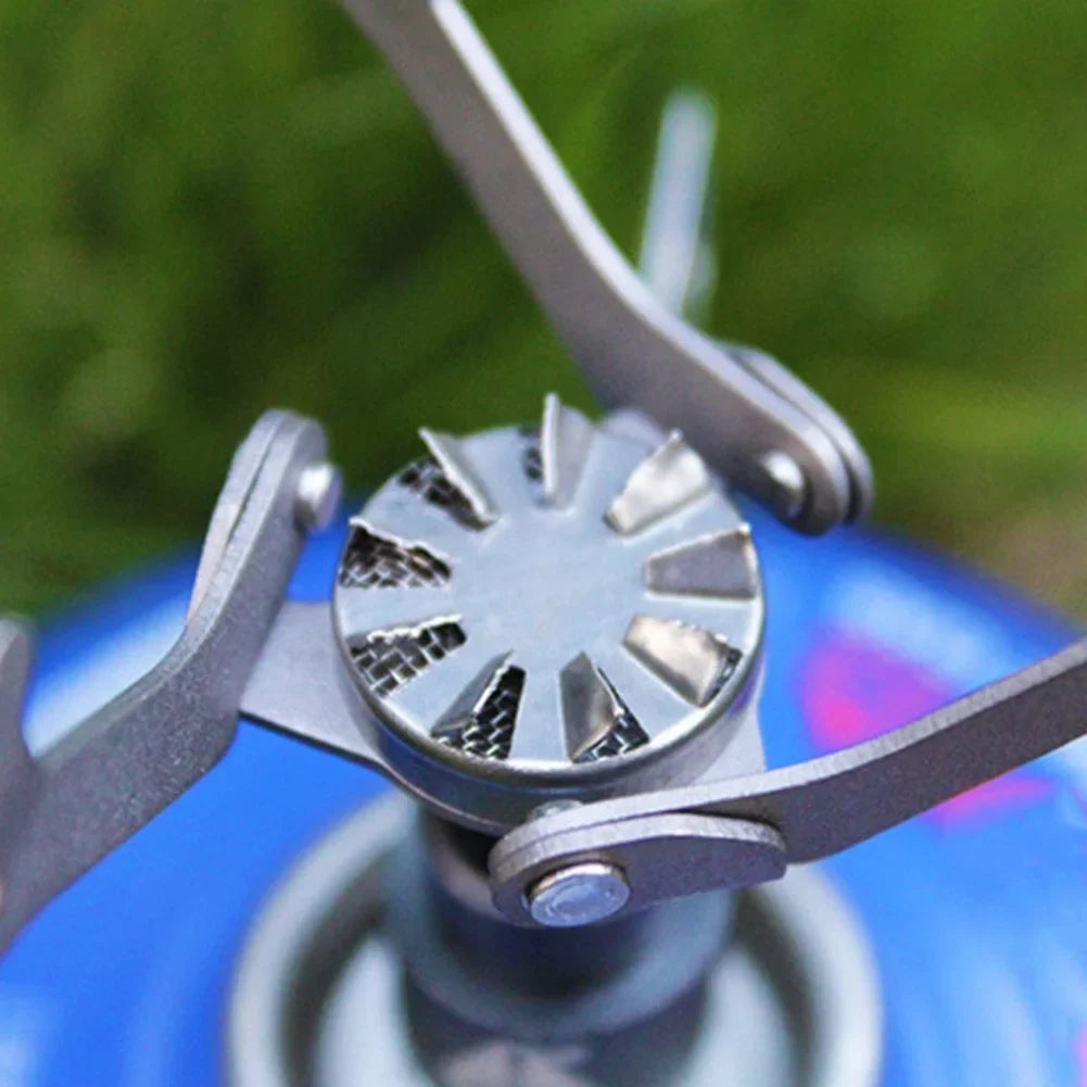 Ultra Lightweight BRS-3000t Titanium Gas Stove for Camping and Outdoor Cooking