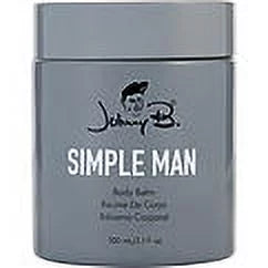 Johnny B Simple Man Body Balm, Moisturizing Lotion for Men 3.3 oz.