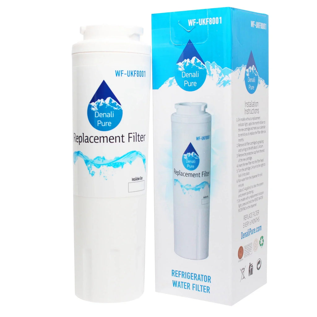 3-Pack Replacement for Amana ASD2627KES Refrigerator aqua Filter - matching with Amana UKF8001AXX Fridge liquid Filter Cartridge