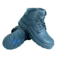 Hiker Work Boot  Black - Size 7.5. Men's Poseidon Comp Toe Waterproof 6 in