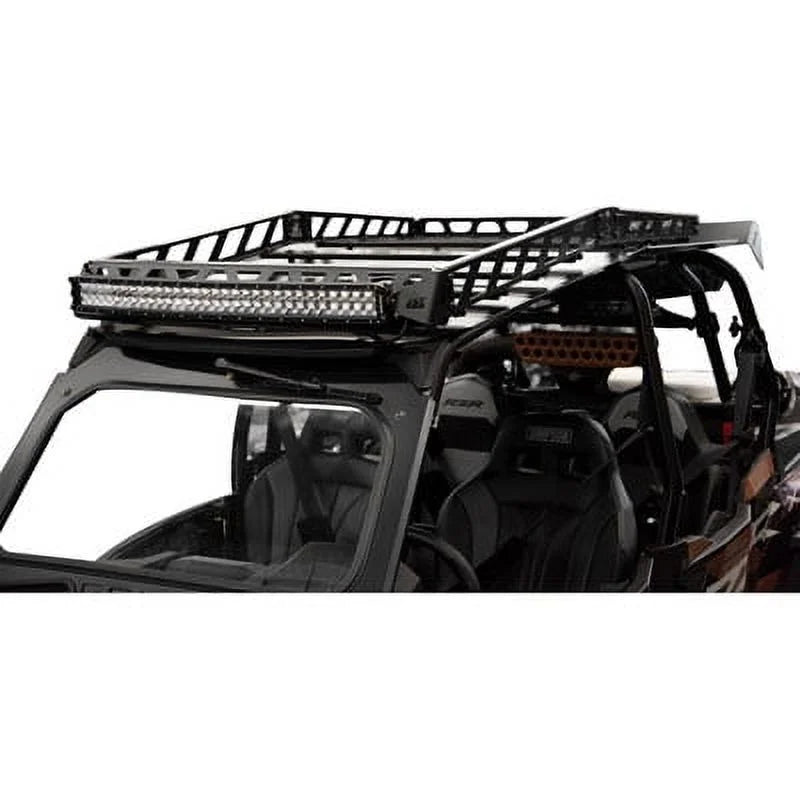 Bar matching With Polaris RZR XP 4 Turbo Limited Edition 2019. UTV Adventure Roof Rack Rack with Force Roof and V2 30" Lt