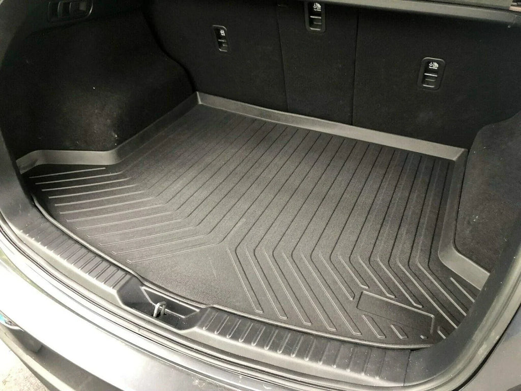 EACCESSORIES EA Cargo Liner – Trunk Mat for Mazda CX-5 CX5 2017-2023 – atmospheric conditions-protected Trunk Mats for Cars with Raised Lip – Non-Slip Car Trunk Mat Rubber – Easy to Install – Laser Pre-Cut Design