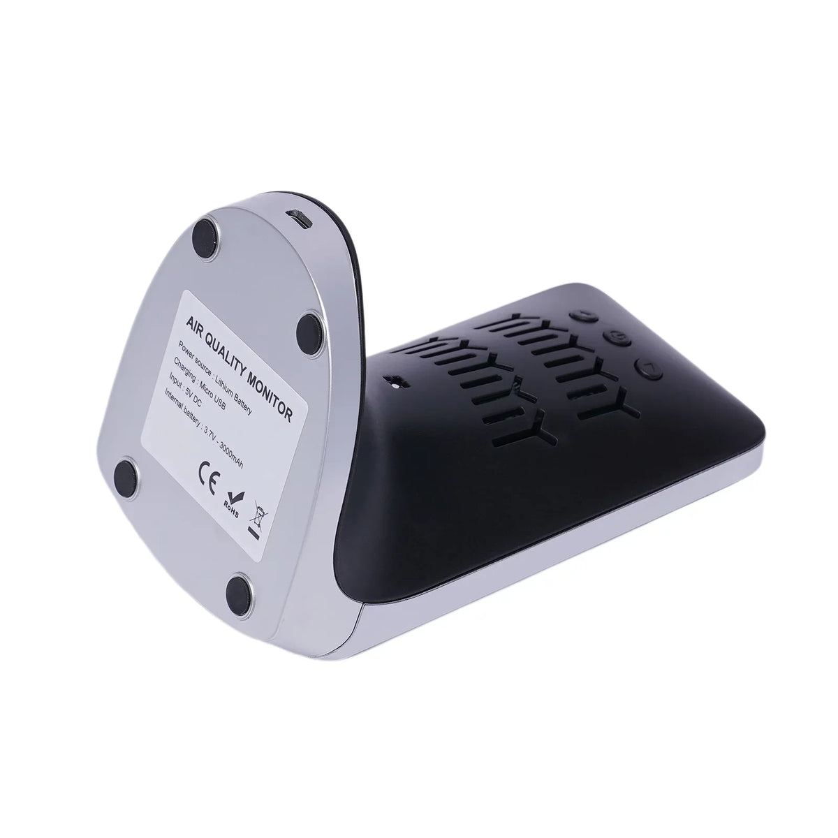 Miumaeov Indoor Air high-grade Monitor for CO2, Temperature & Humidity (White, Black)