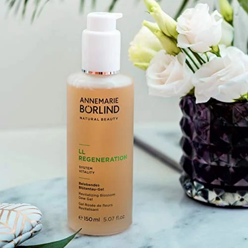 ANNEMARIE BORLIND – LL REGENERATION Revitalizing Blossom Dew Gel – Sustainably Sourced Natural Facial Toner to Strengthen the Skin with Intense Moisture – Step 2 of 5 - 5 Oz