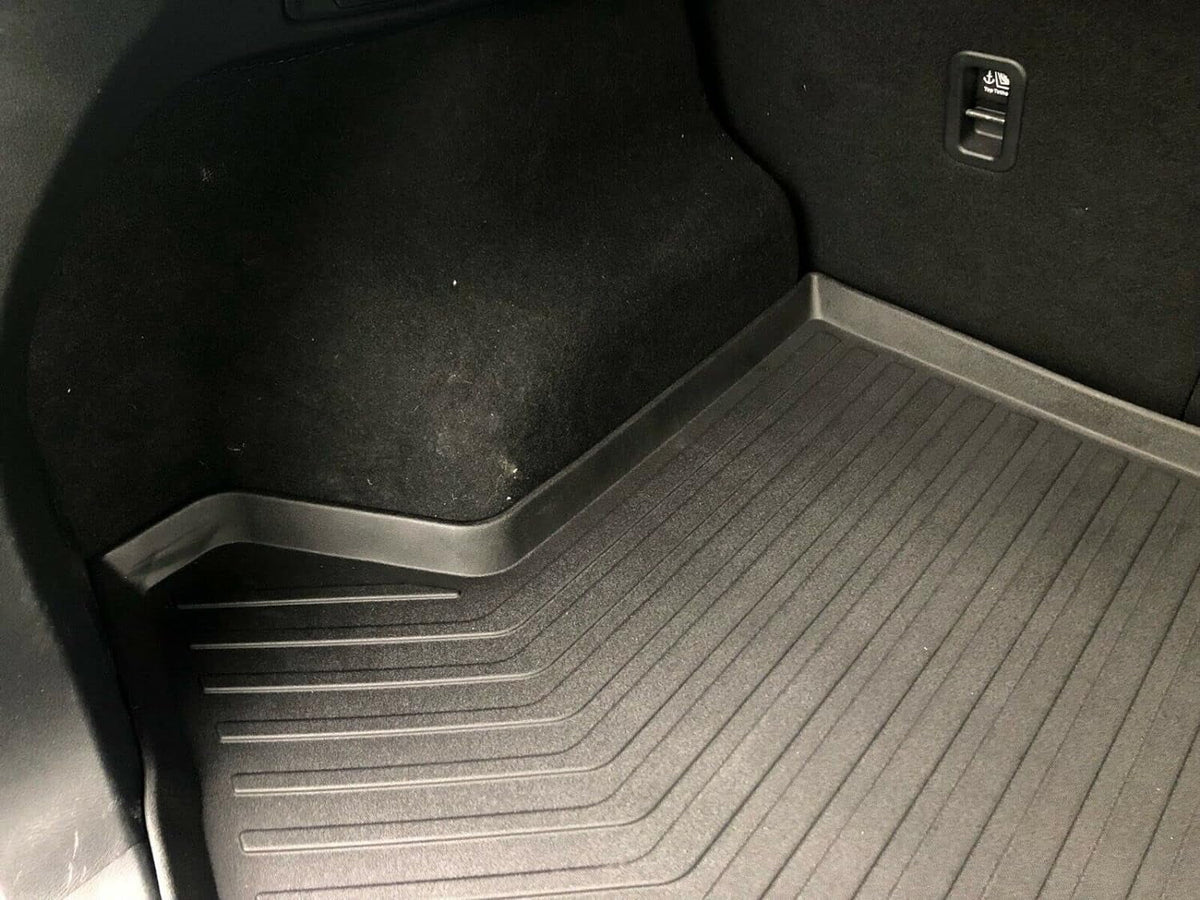 EACCESSORIES EA Cargo Liner – Trunk Mat for Mazda CX-5 CX5 2017-2023 – atmospheric conditions-protected Trunk Mats for Cars with Raised Lip – Non-Slip Car Trunk Mat Rubber – Easy to Install – Laser Pre-Cut Design