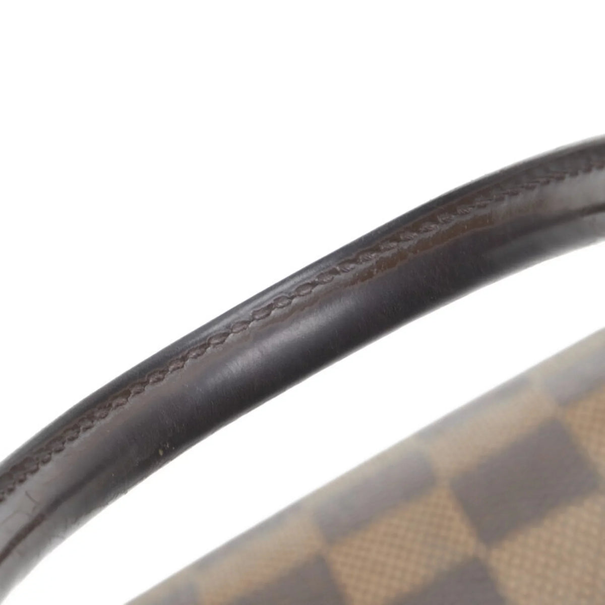 Pre-Owned Louis Vuitton Damier Rivera MM Handbag Boston Bag N41434 Ebene Brown PVC Leather Women's LOUIS VUITTON (Fair)