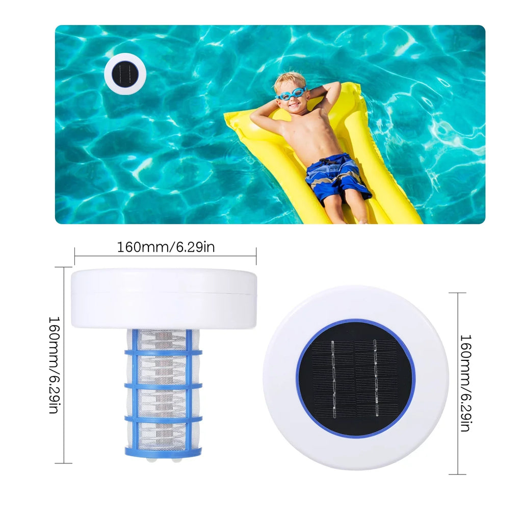 Mixfeer Solar Swimming Pool Solar Pool-Ionizer Swimming Pool liquid Algae Inhibition Chlorine-Free aqua Processor