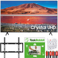 UN58TU7000 58-inch 4K Ultra HD Smart LED TV (2020 Model) 360 Design Bundle with TaskRabbit Installation Services + Deco Gear Wall Mount + HDMI Cables + Surge Adapter