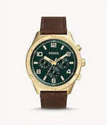 Fossil BQ2742 Brox Multifunction Medium Brown Leather Watch
