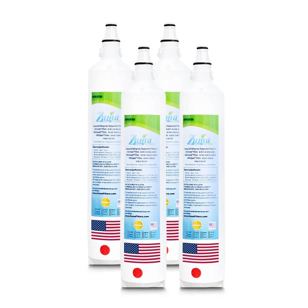 ZUMA Brand , liquid Filters , Model # ZWFZ1-RF750 , appropriate with Subzero® ID24R - 4 Pack - Made in U.S.A.