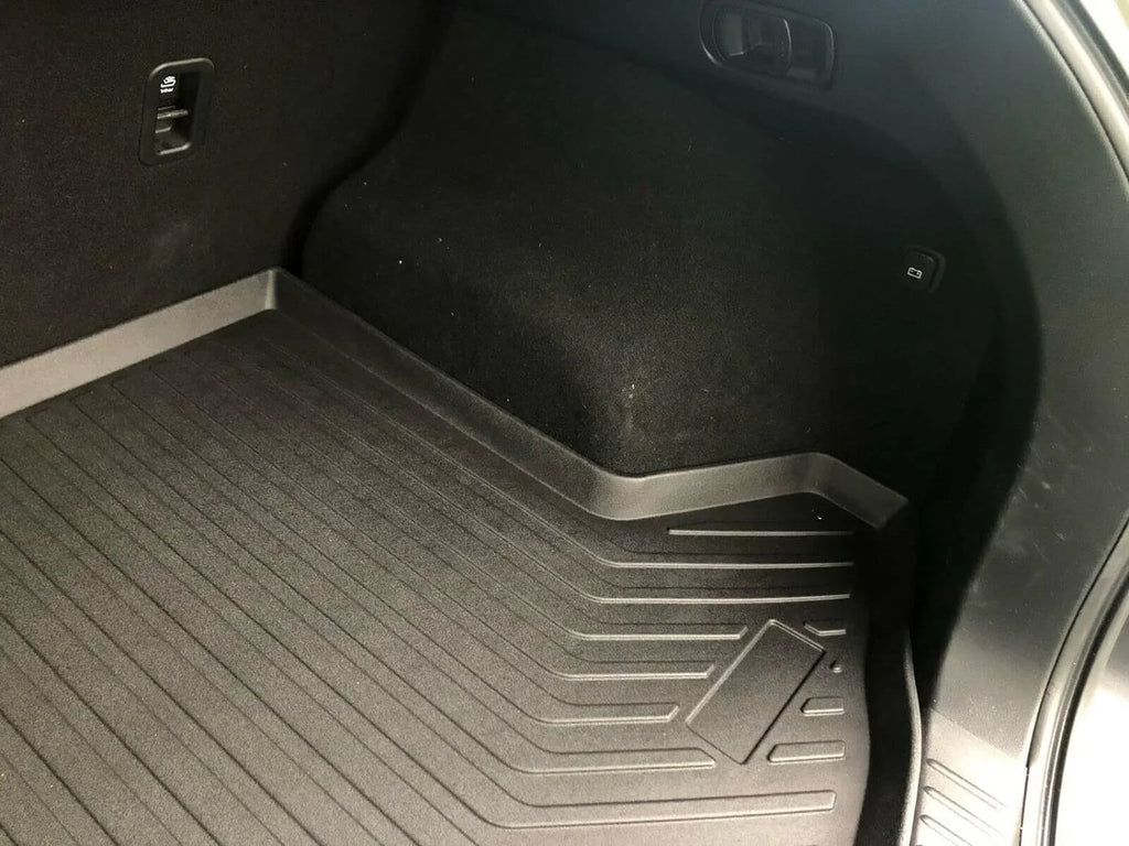 EACCESSORIES EA Cargo Liner – Trunk Mat for Mazda CX-5 CX5 2017-2023 – atmospheric conditions-protected Trunk Mats for Cars with Raised Lip – Non-Slip Car Trunk Mat Rubber – Easy to Install – Laser Pre-Cut Design