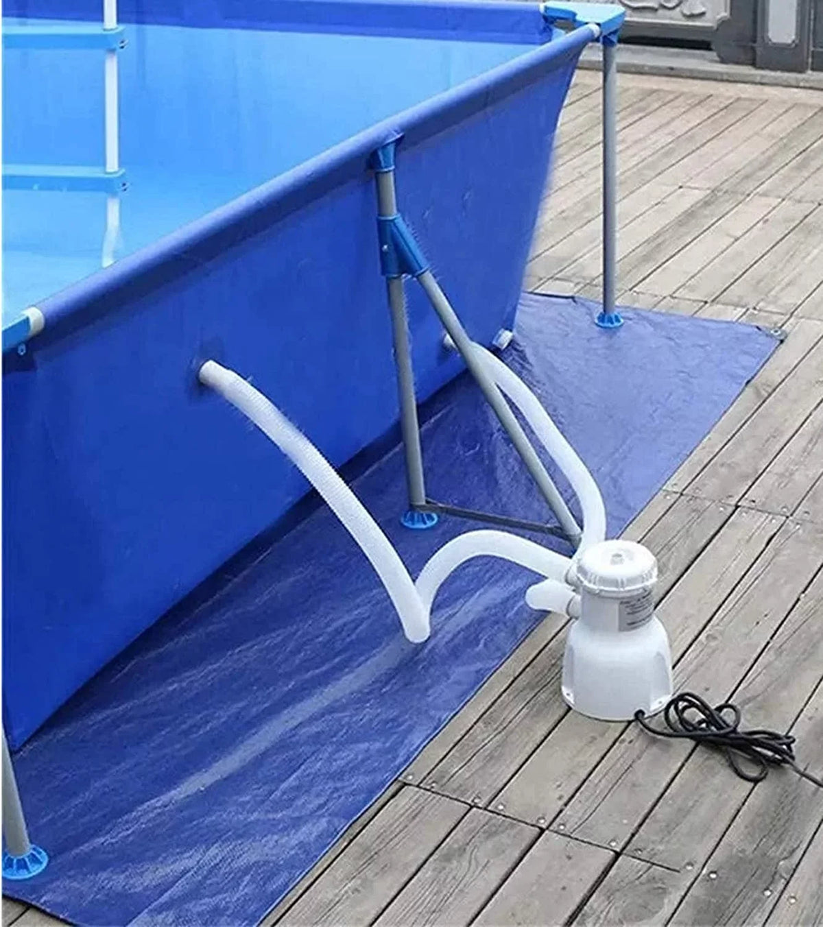 INTSUPERMAI Electric Swimming Pool Filter Pump aqua Cleaning Tool for Above Ground Pools