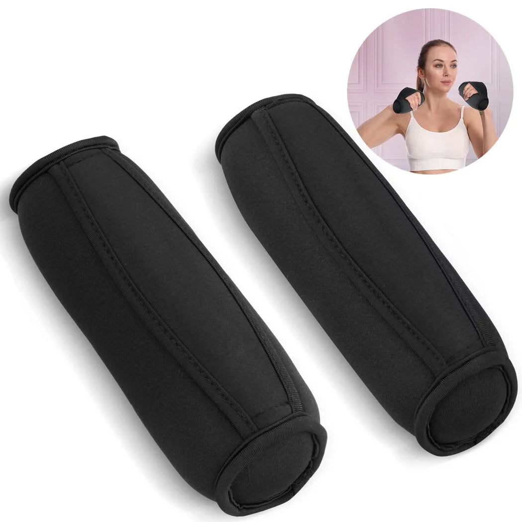 2lbs / 0.9kg. Dumbbell Hand Weight Set of 2, Adjustable Dumbbell Walking Hand Weight Sets with Hand Strap for Running, Jogging, Physical Therapy for Women and Men