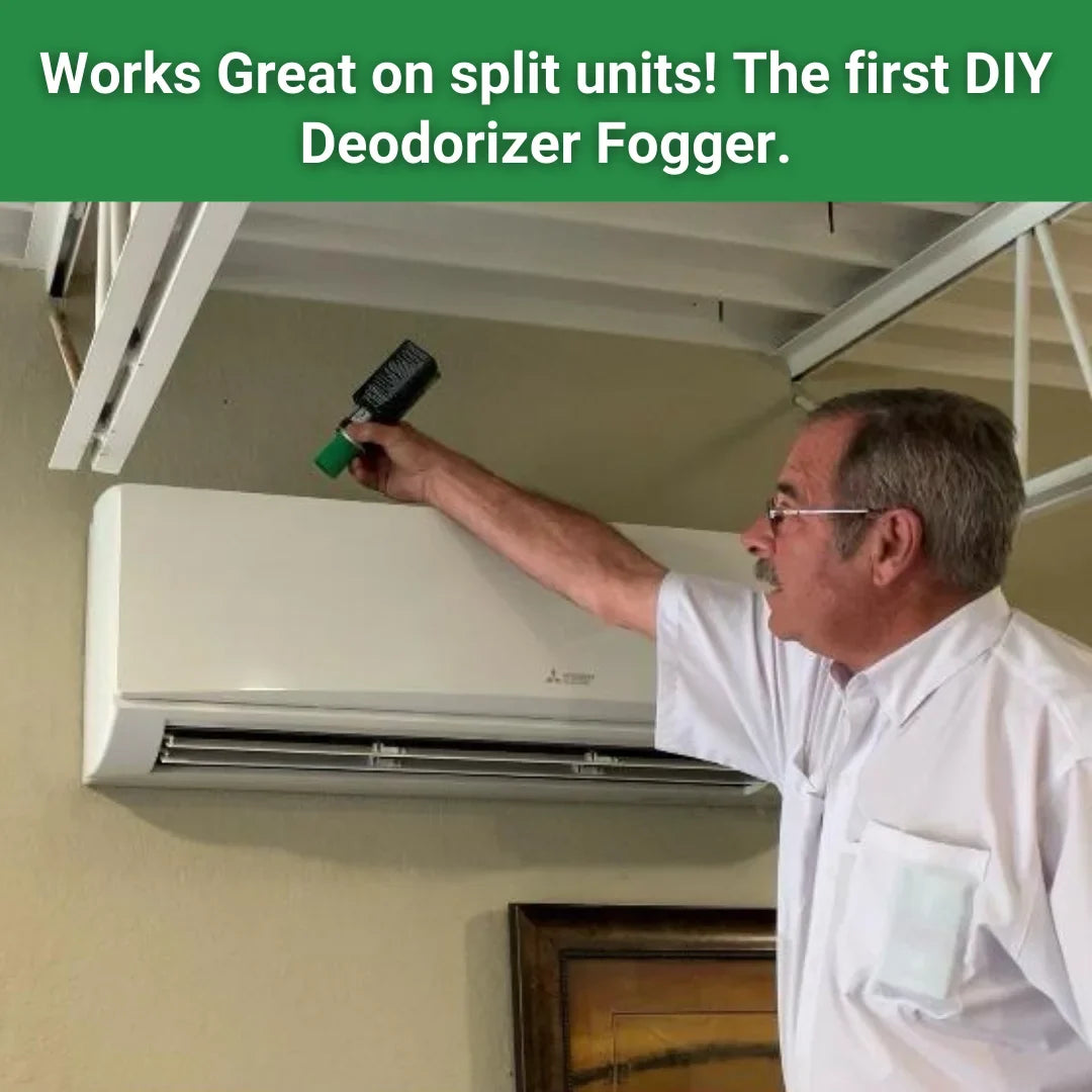 All Natural, Plant-Based - Pack of 4. Duct Aid with Thymol Concentrate - HVAC Air Duct System Deodorizer and Mold Treatment Fogger with Multiple Uses