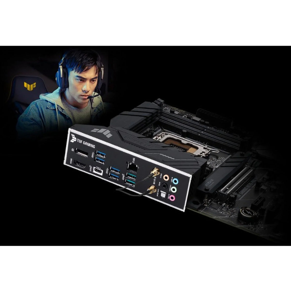 TUF GAMING H670-PRO WIFI D4 LGA 1700 ( 12th &13th Gen) ATX Gaming Motherboard (PCIe 5.0, DDR4, 14+1 DrMOS, 4xPCIe 4.0 M.2 Slots, WiFi 6, 2.5 Gb LAN, Front USB 3.2 Gen 1 Type-C)