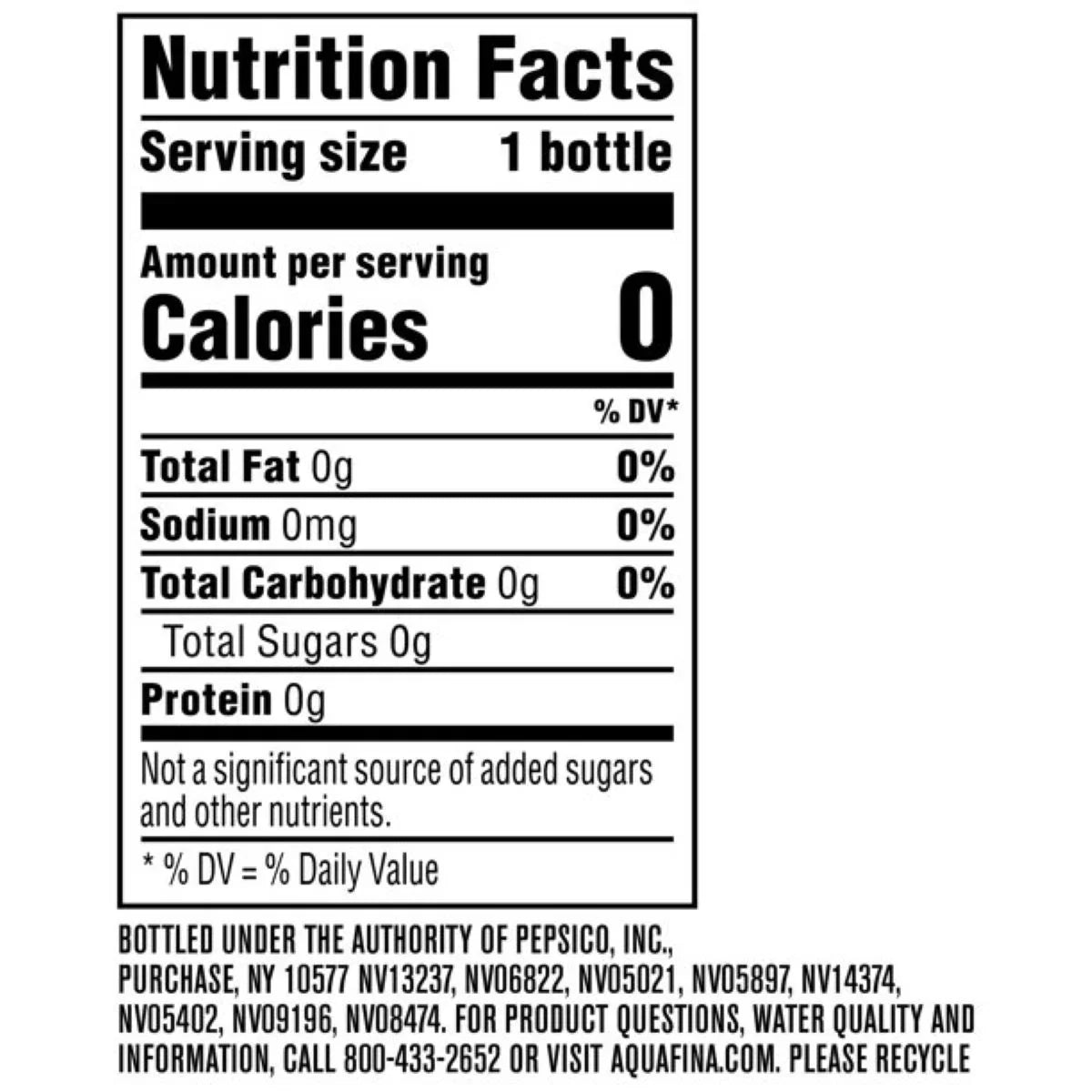 Aquafina aqua 20oz Bottles, Quantity of 16