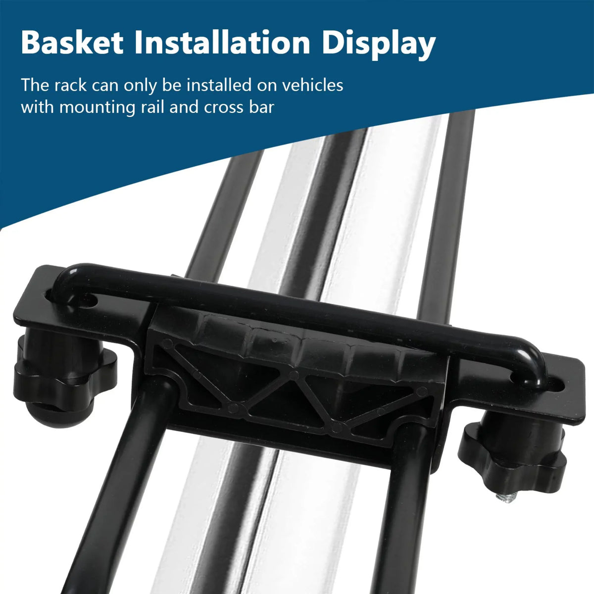 45" x 36" Universal Roof Rack Basket Heavy Duty Rooftop Cargo Rack, 150 lbs Cargo Carrier for Top of Vehicle for SUV, Truck, & Car Luggage Holder, Black
