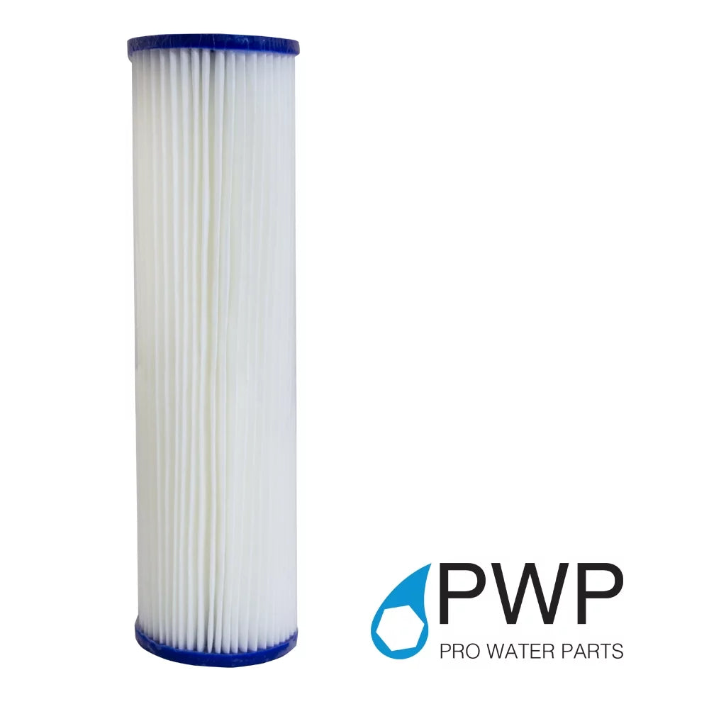 Pleated Polypropylene moisture Filter Cartridge 2.5X10" 10 Micron 25 Pack
