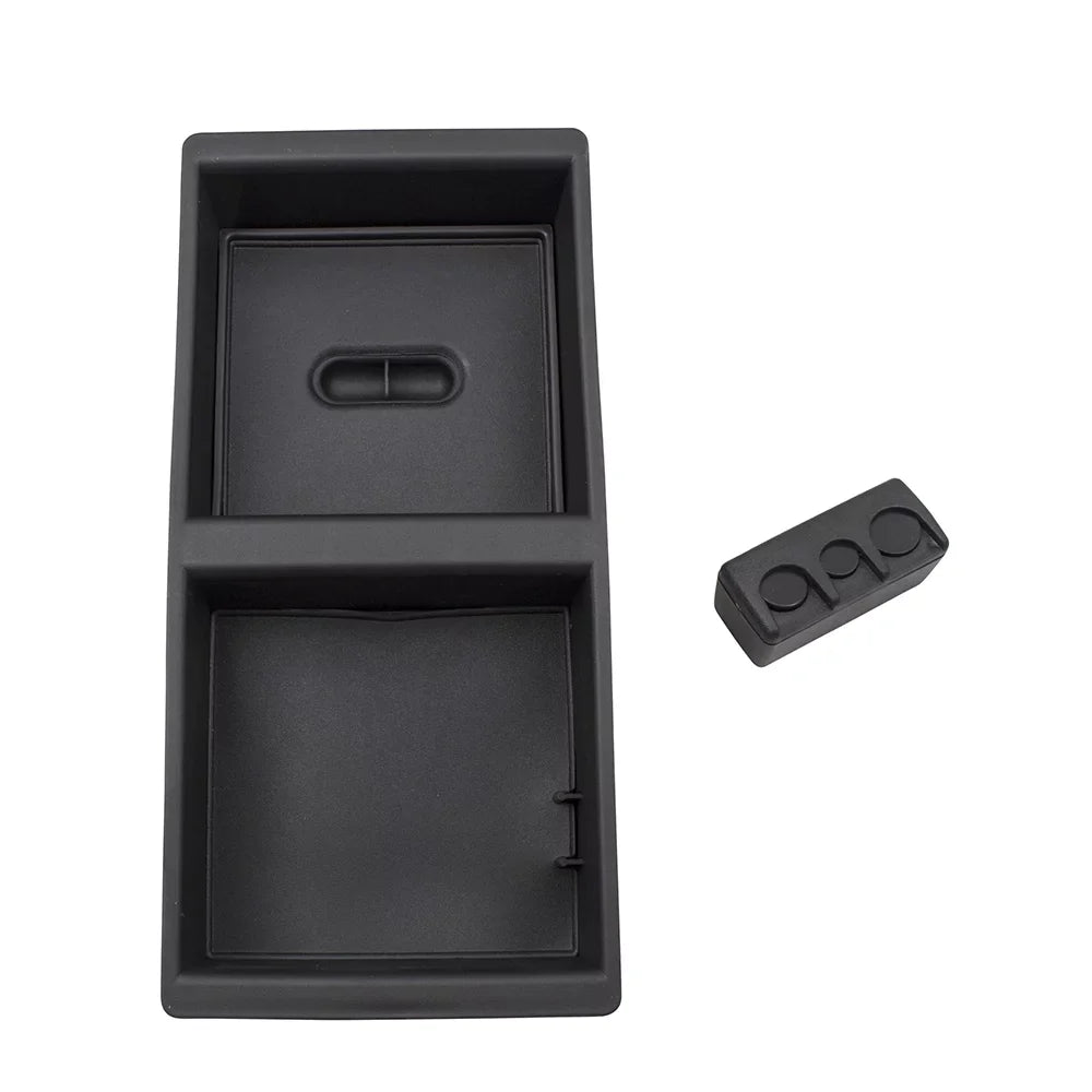 Brock Replacement Front Center Console Organizer w/ Coin Holder Insert suitable with 14-19 Silverado/Sierra 15-19 Tahoe Suburban Yukon & XL 22817343 10436137