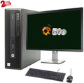 Pre-Owned  600 G2 Desktop Computer  Pentium G4400 3.3GHz CPU 8GB Ram, 1TB HDD, New 22" LCD, Keyboard & Mouse, WiFi, DVD, Win10 Pro PC (Refurbished)