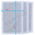 RAYAIR SUPPLY 10x24 Replacement Filter Pads suitable with MicroPower Guard Air Cleaner 10x24 Refills (3 Pack) WHITE