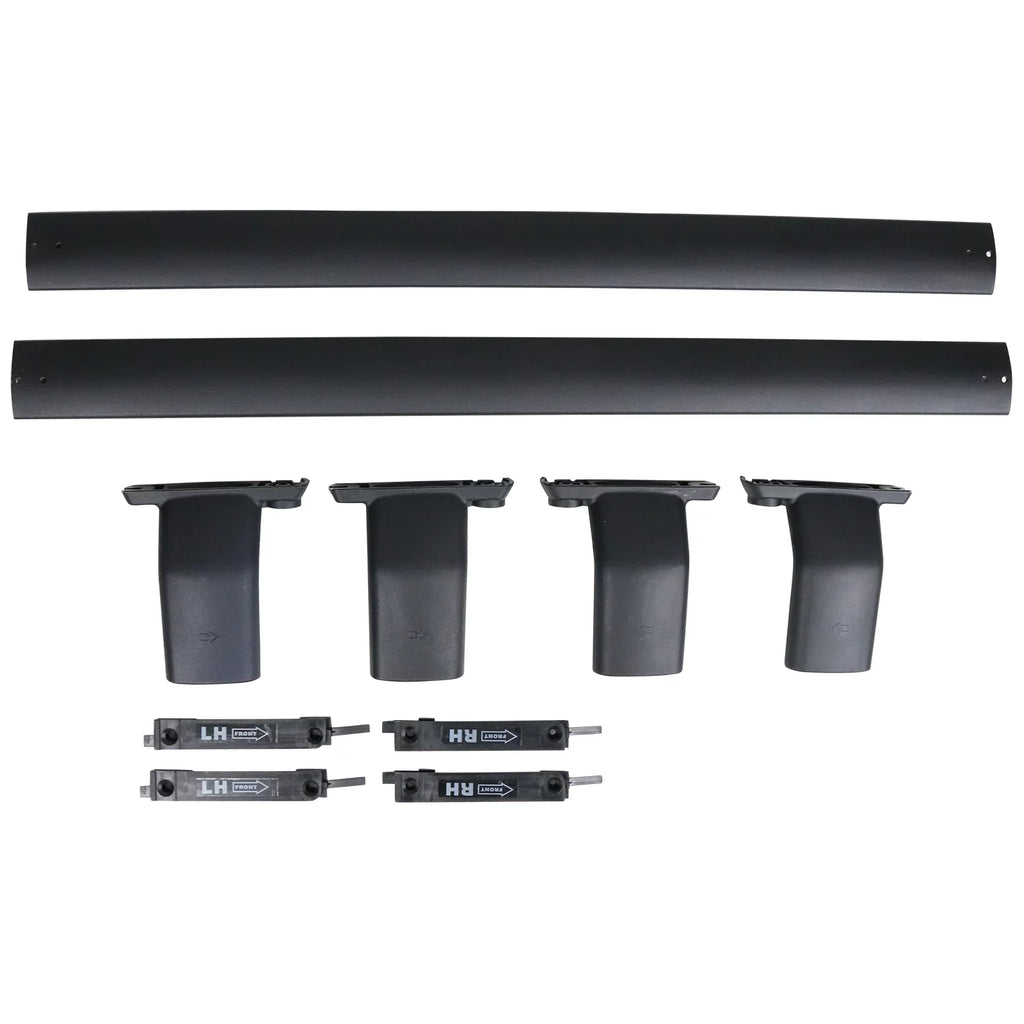 Ikon Motorsports matching with 13-16 Mazda CX-5 CX5 OE Style Cross Bar Roof Rack Black Aluminum