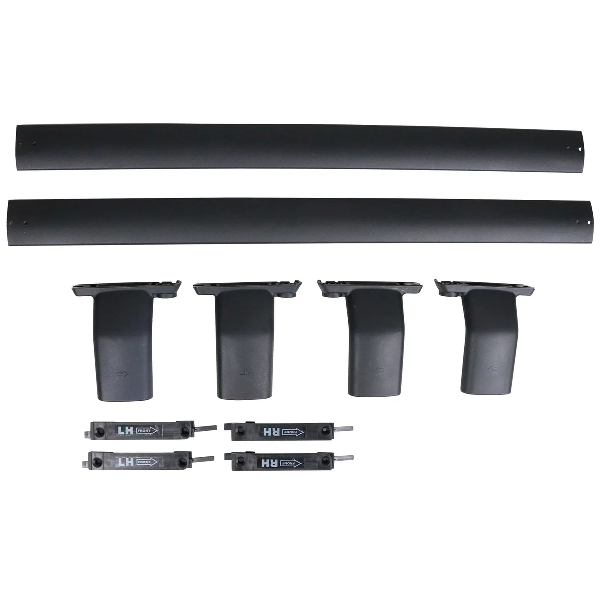 Ikon Motorsports matching with 13-16 Mazda CX-5 CX5 OE Style Cross Bar Roof Rack Black Aluminum