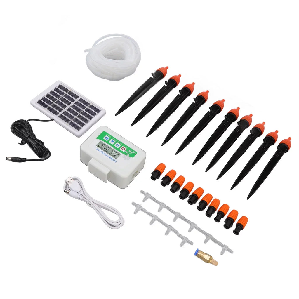 VIFERR Solar Watering Device Automatic Irrigation System Solar Power Rainproof Auto Watering 850ml Per Min USB Port 2000mAh Battery aqua Pump Timer