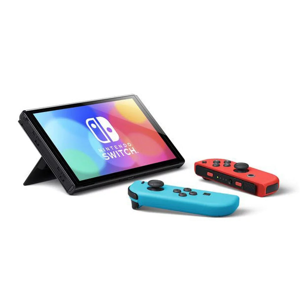 Nintendo Switch? ? OLED Model w/ Neon Red & Neon Blue Joy-Con?