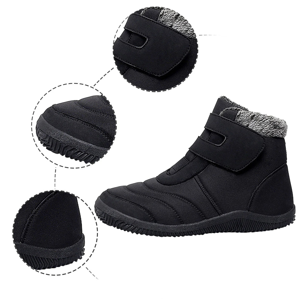 Women's Winter Plus Cotton Thickened High Top Casual Cotton Boots Outdoor Fashion Warm Snow Boots Winter Snow Boots Women liquid Proof Snow Boots for Women Size 12 Wide Width Women's Snow Boots Size 12