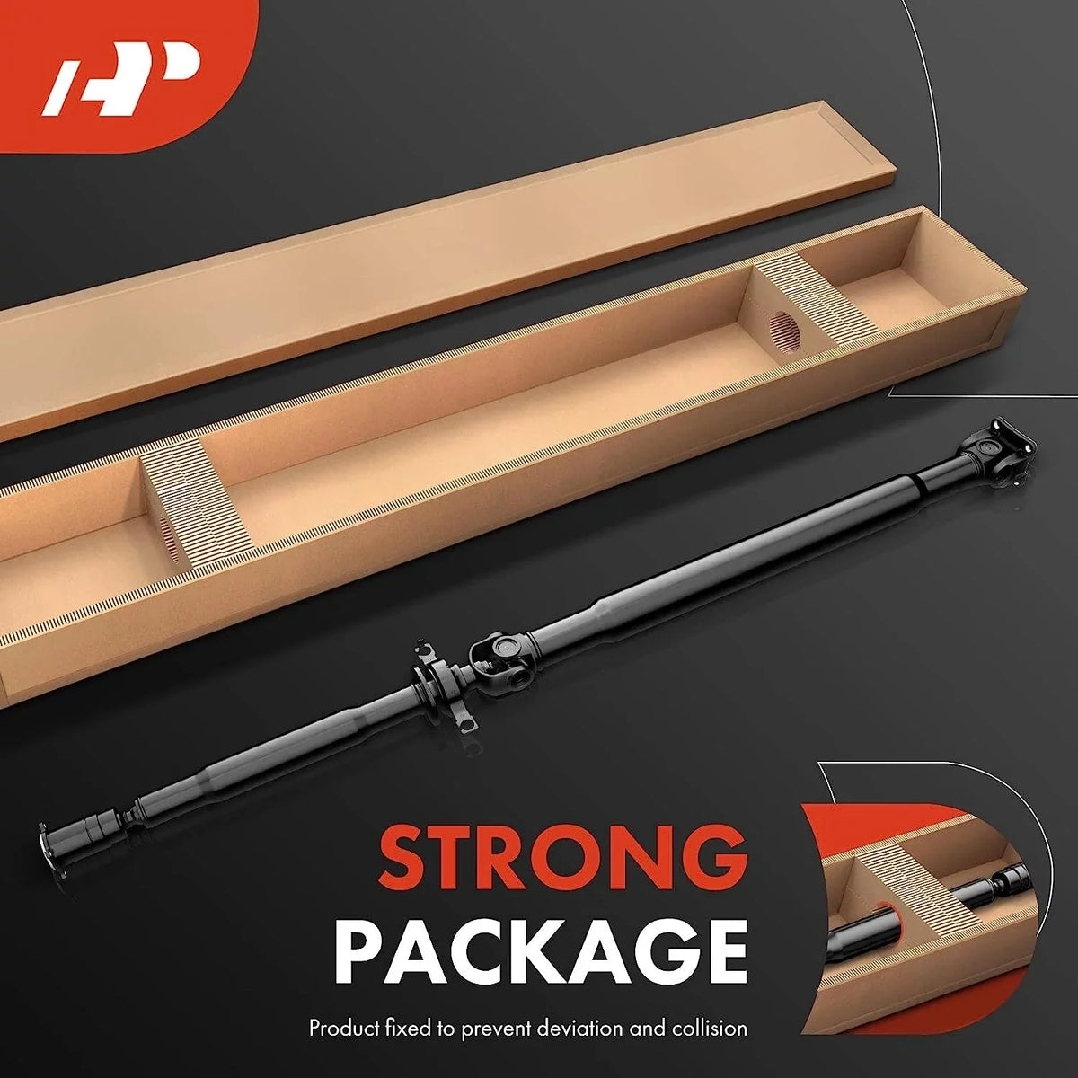 A-Premium Front Complete Drive Shaft Prop Shaft Driveshaft Assembly appropriate with Chevrolet Blazer 1995-1997 & GMC Jimmy 1995 & Oldsmobile Bravada 1996-1997, AWD, Replace# 19201891, 26028429