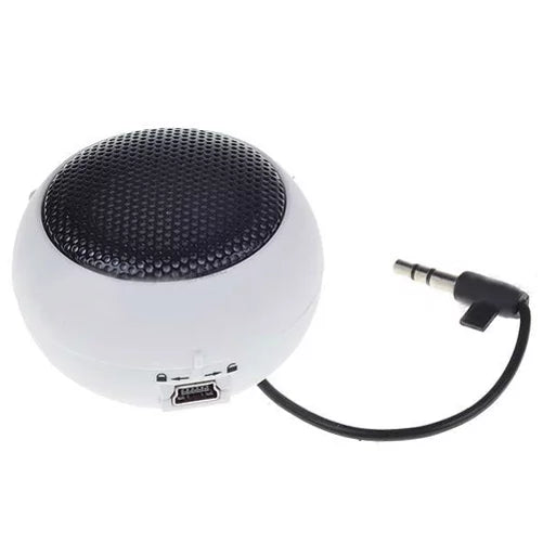 Portable Wired Speaker for  Galaxy Tab A 8.4 (2020)/A7 10.4 (2020) - Audio Multimedia Rechargeable White