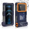 UrbanX Professional [15m/50ft] Swimming Diving Surfing Snorkeling Photo Video Waterproof Protective Case Underwater Housing for Wiko Jerry2 And all Phones Up to 6.9 Inch LCD with Lanyard