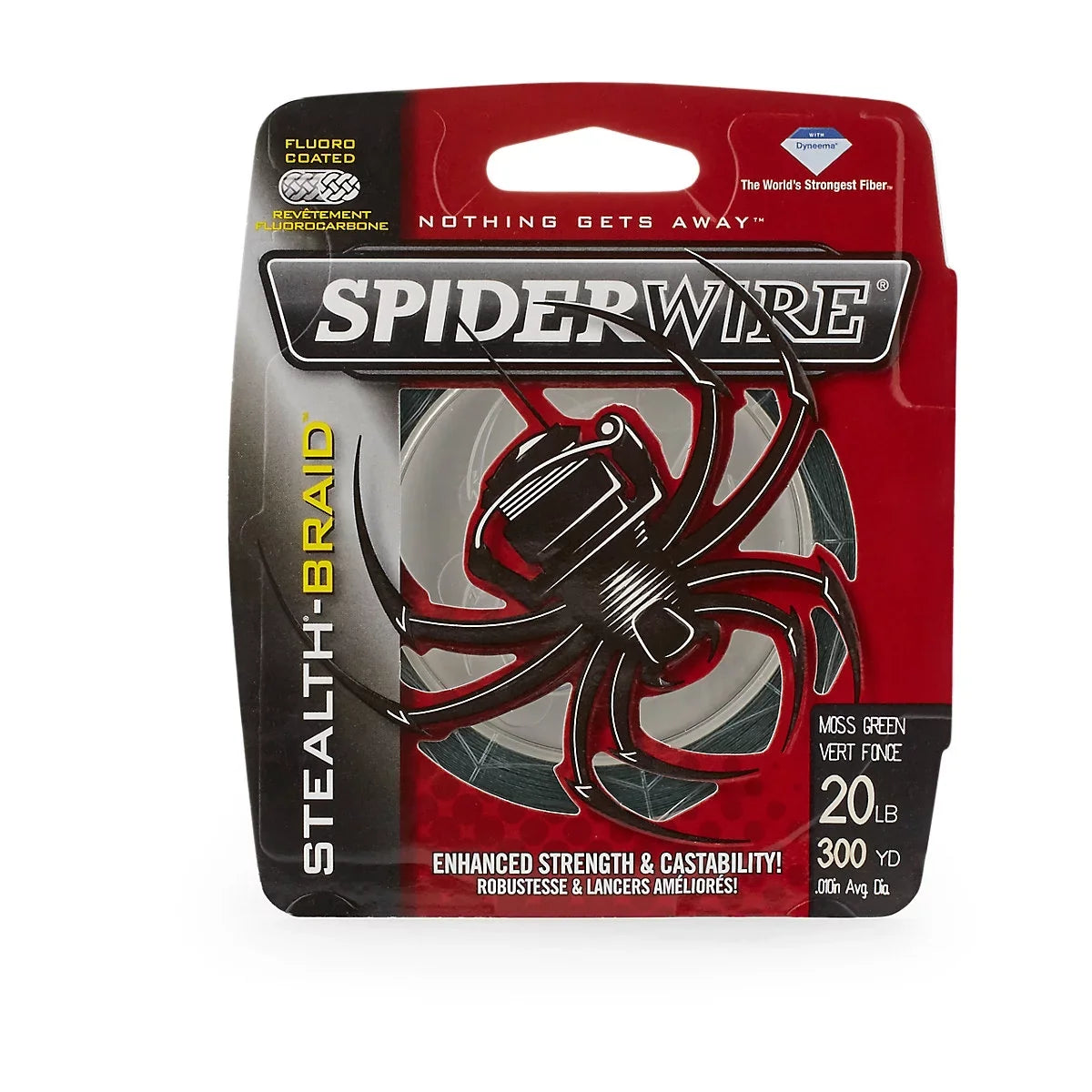 SpiderWire Stealth 8lb Superline, Moss Green, 300yd